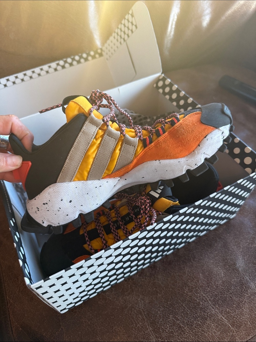 Womens 7.5 Adidas Stella Mccartney x Seeulater Crew Yellow Utility Orange ID1890